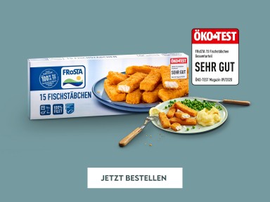 Jetzt FRoSTA Fischstäbchen entdecken!