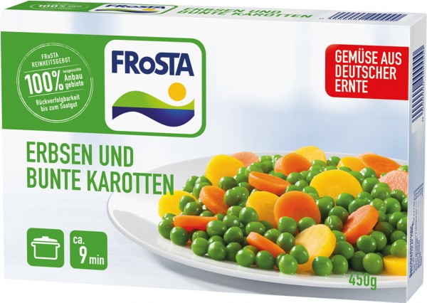 FRoSTA Erbsen und bunte Karotten (450g)