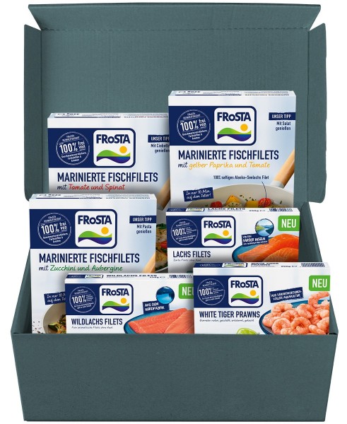 FRoSTA Fischpaket mit Neuheiten - Packshot