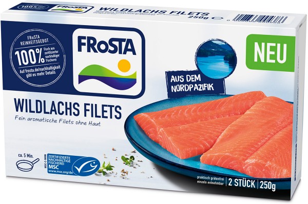 FRoSTA Wildlachs Filets 250g Packshot