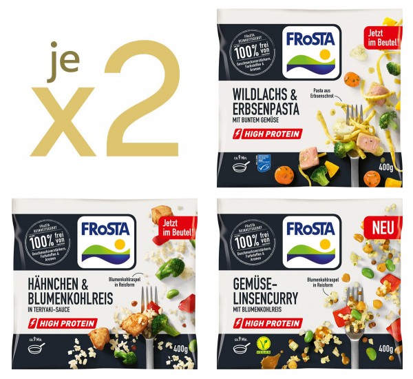 FRoSTA High Protein Aktionspaket (6 x 400g)